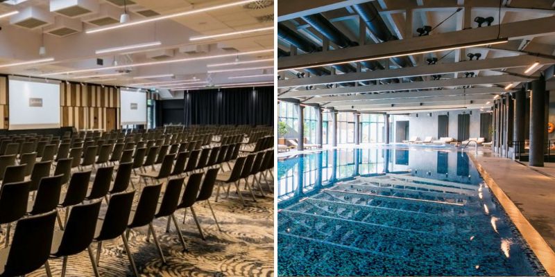 Po konferencji będziemy mogli np. zrelaksować się w hotelowym basenie. Fot. materiały Radisson Blu Sopot Po konferencji będziemy mogli np. zrelaksować się w hotelowym basenie. Fot. materiały Radisson Blu Sopot