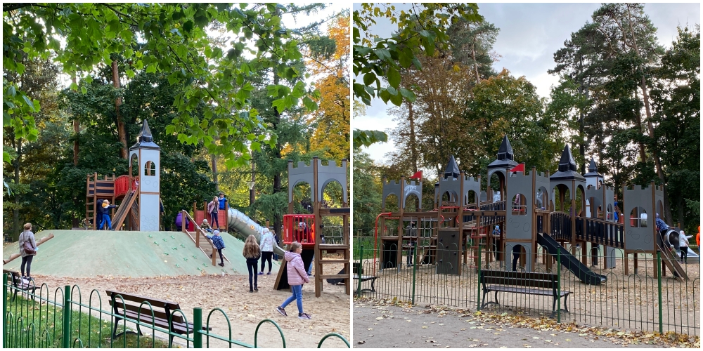 Plac zabaw w Parku Północnym Plac zabaw w Parku Północnym