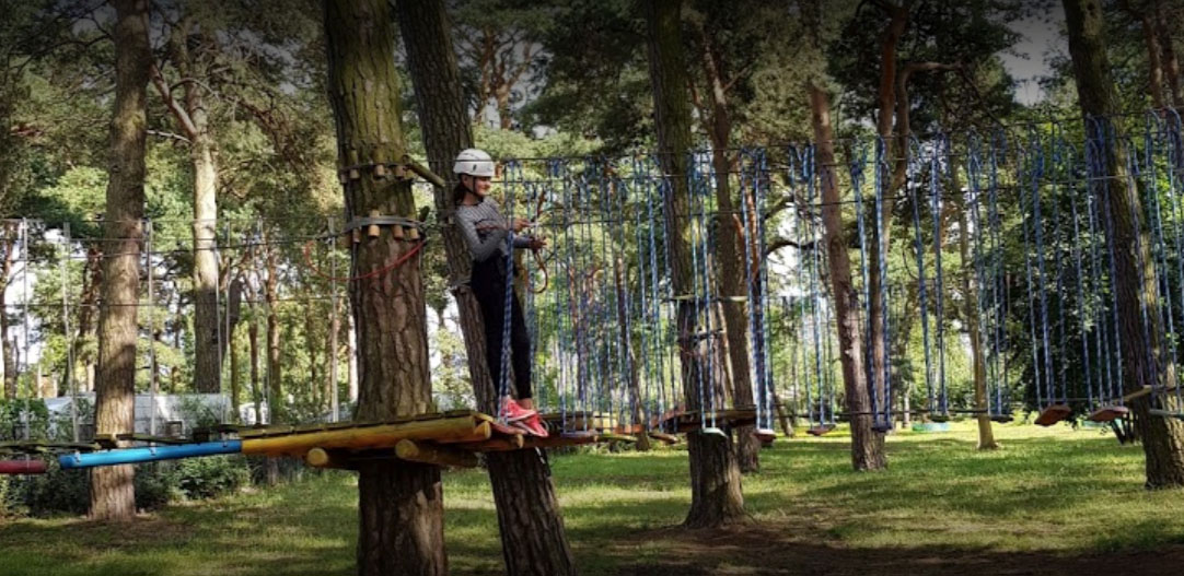 Fot. Park linowy dla dzieci Park linowy w Sopocie